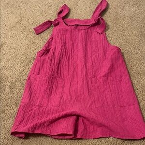 Juniors Pink Sleeveless Jumper